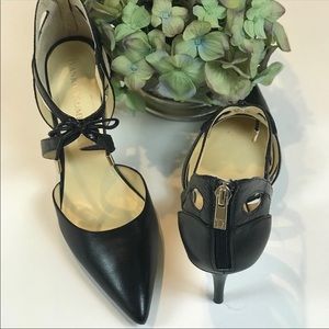 Ivanka Trump Ittenice 8 1/2 Strappy Black Heels